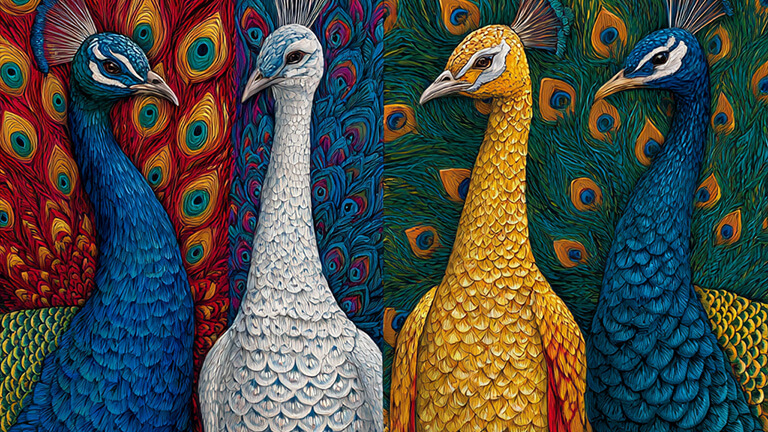 Породы павлинов